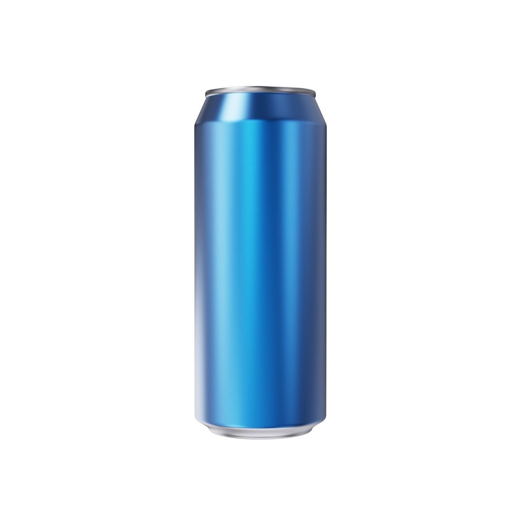 Drink Can 3D Model – Standard Aluminum Beverage, FBX/OBJ Formats - View 7