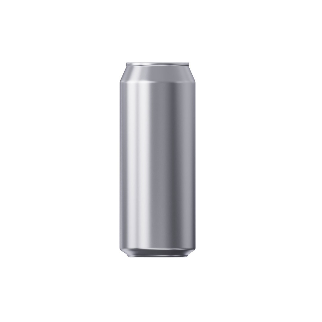 Drink Can 3D Model – Standard Aluminum Beverage, FBX/OBJ Formats - View 8