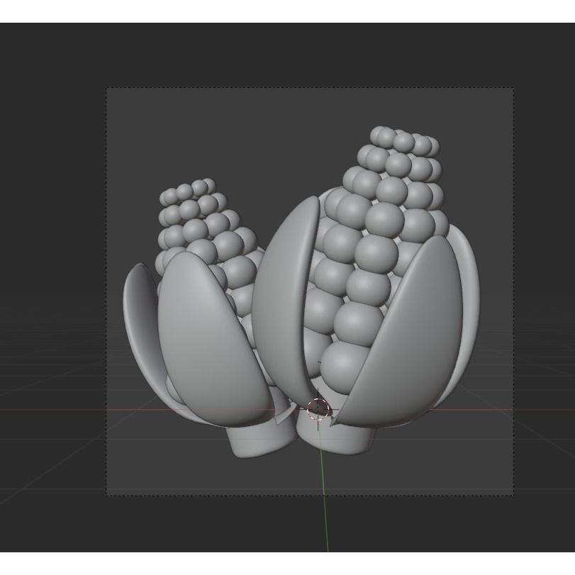 Food 3D Model – Cartoon Icon Pack, Blender, FBX, OBJ Formats