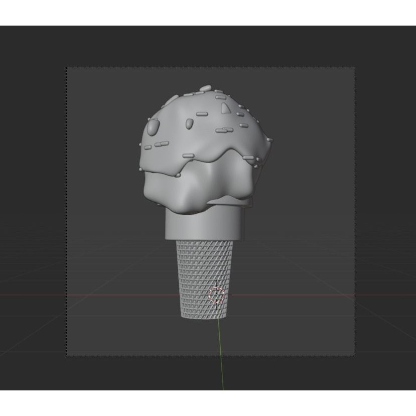 Food 3D Model – Cartoon Icon Pack, Blender, FBX, OBJ Formats - View 9