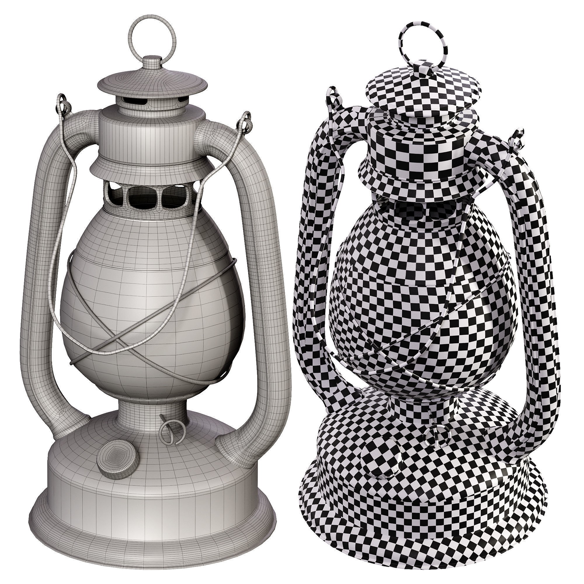 Old Lanterns - Game-Ready 3D Model - View 14