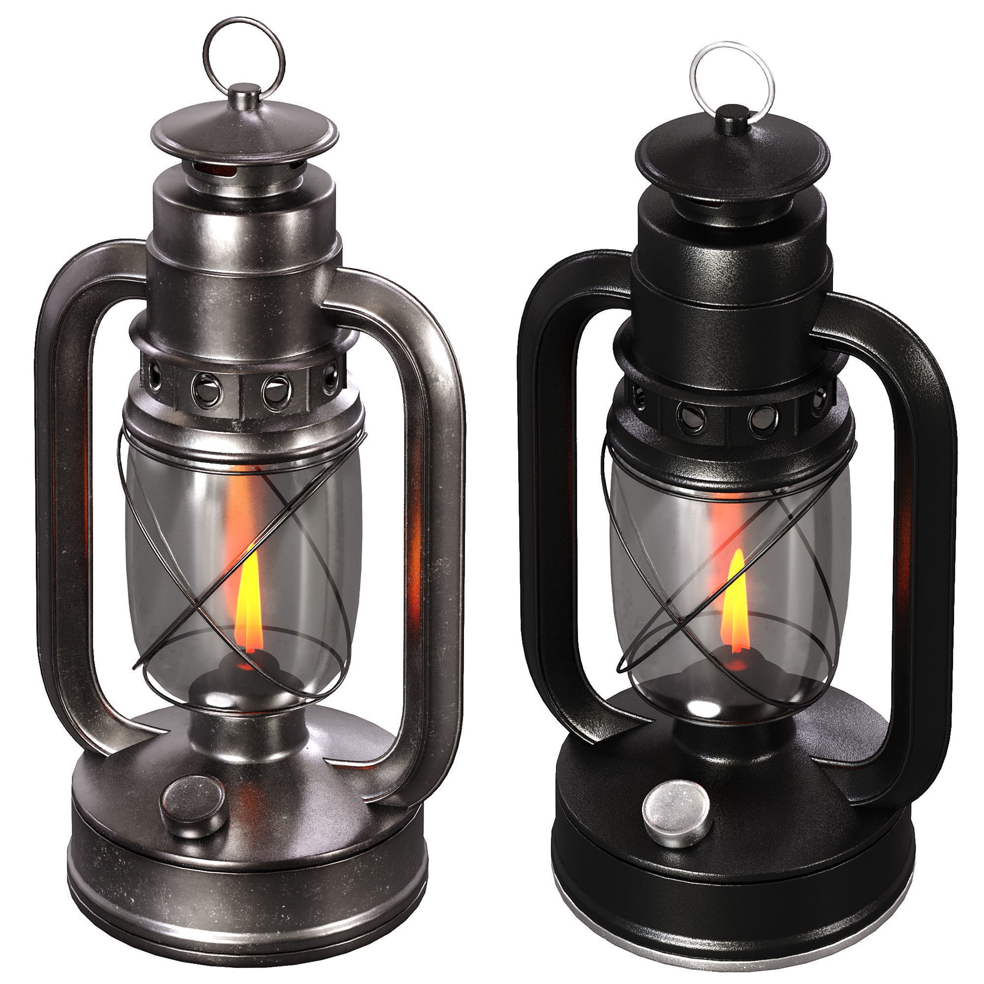 Old Lanterns - Game-Ready 3D Model - View 15