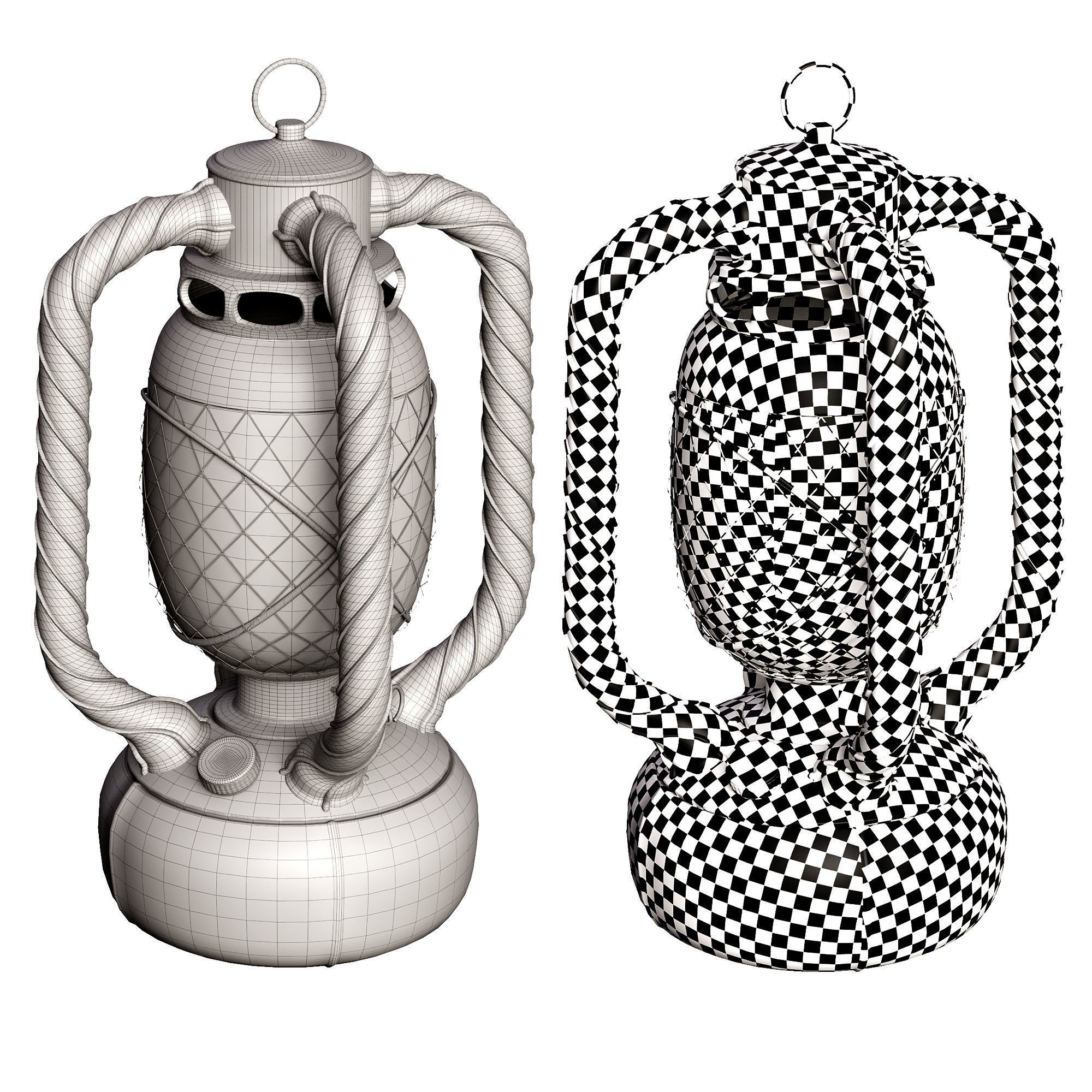 Old Lanterns - Game-Ready 3D Model - View 16