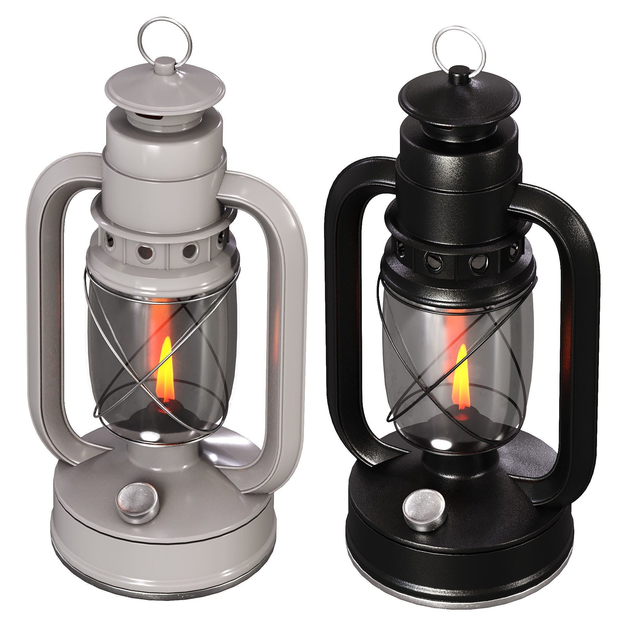 Old Lanterns - Game-Ready 3D Model - View 21