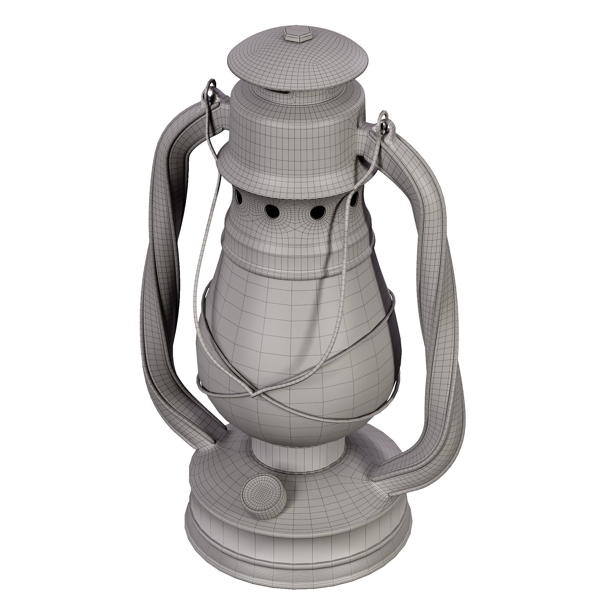 Old Lanterns - Game-Ready 3D Model - View 24