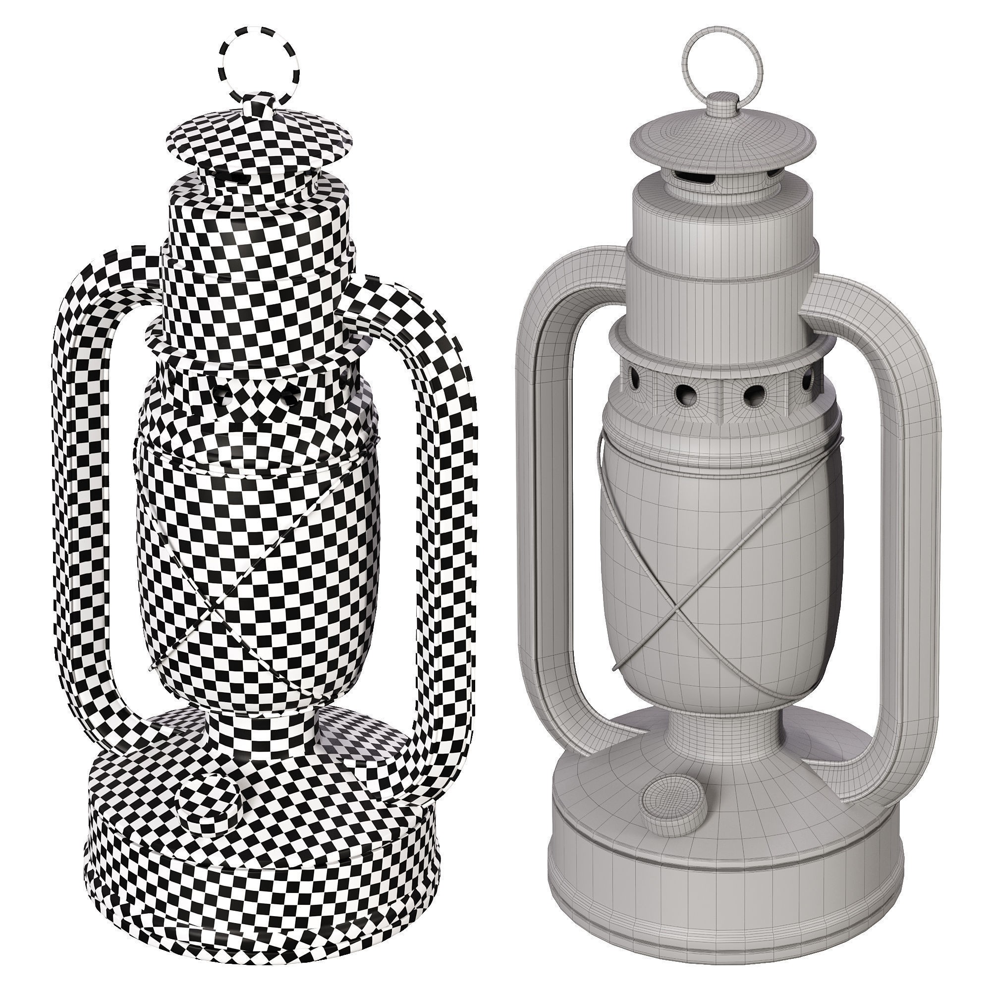 Old Lanterns - Game-Ready 3D Model - View 25