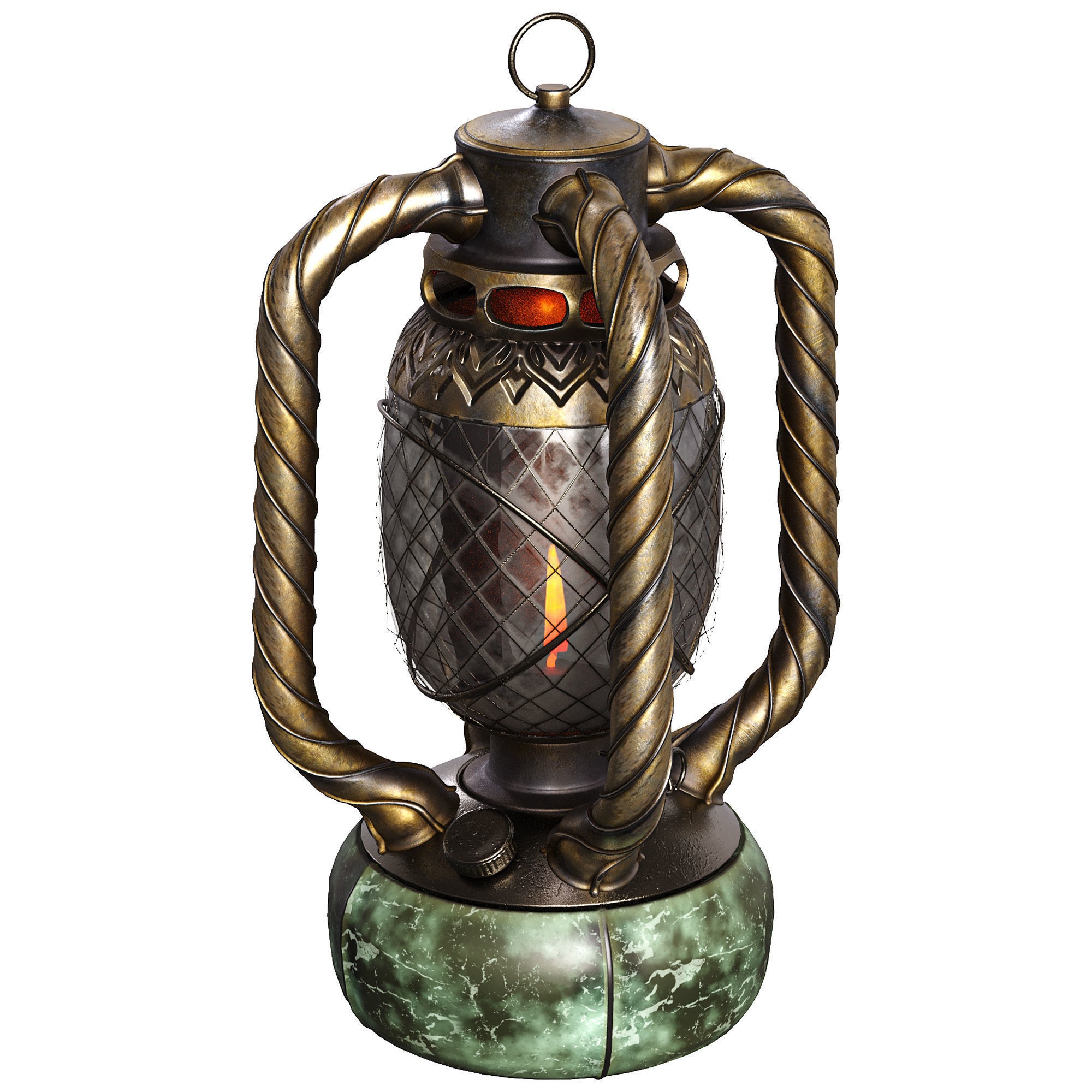 Old Lanterns - Game-Ready 3D Model - View 7