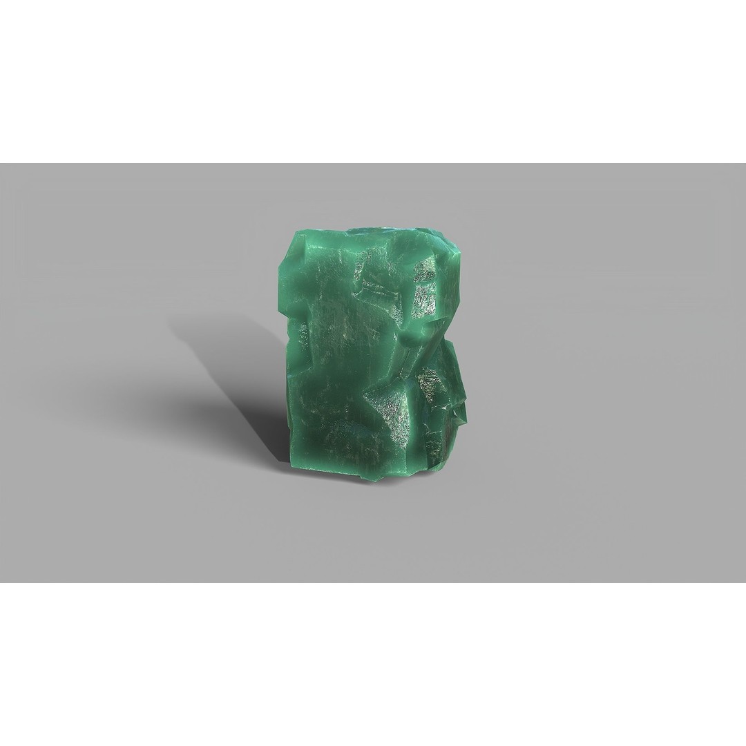 Mountain Ice Rocks 3D Model – Low Poly PBR Asset for Games, FBX - View 10
