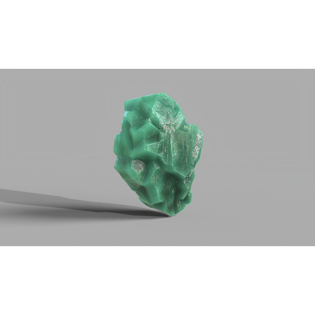 Mountain Ice Rocks 3D Model – Low Poly PBR Asset for Games, FBX - View 16