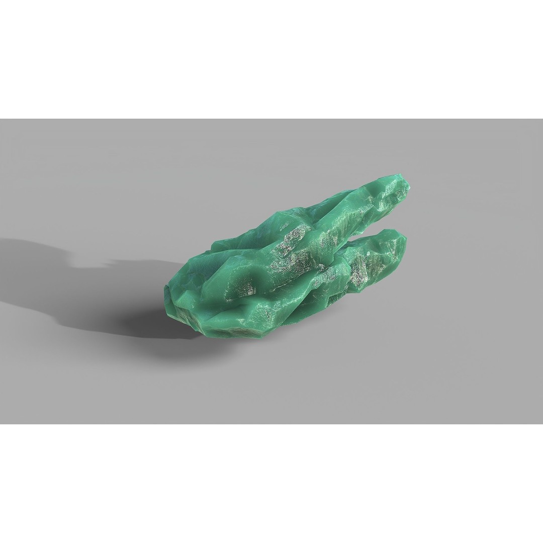 Mountain Ice Rocks 3D Model – Low Poly PBR Asset for Games, FBX - View 18