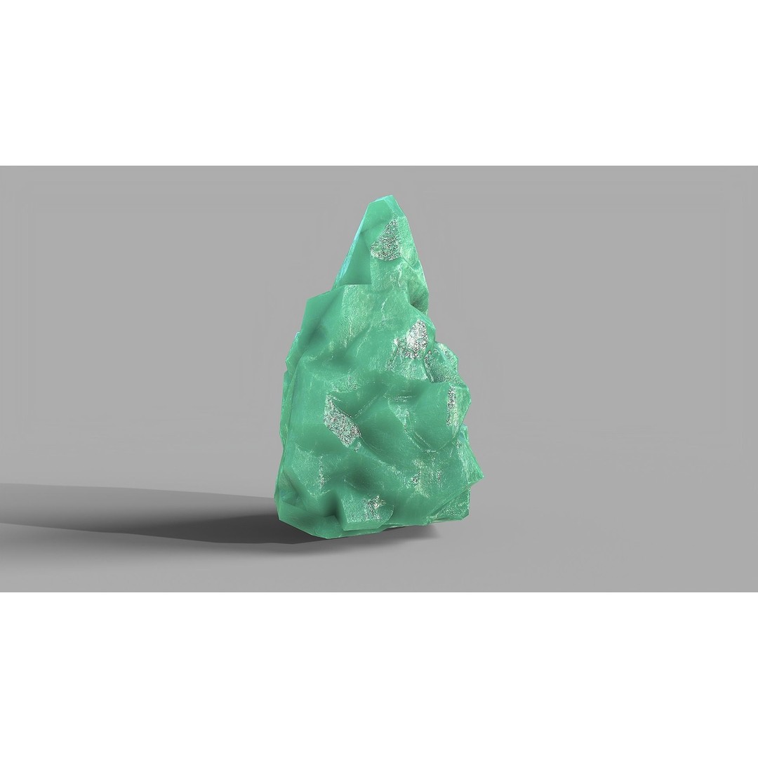 Mountain Ice Rocks 3D Model – Low Poly PBR Asset for Games, FBX - View 20