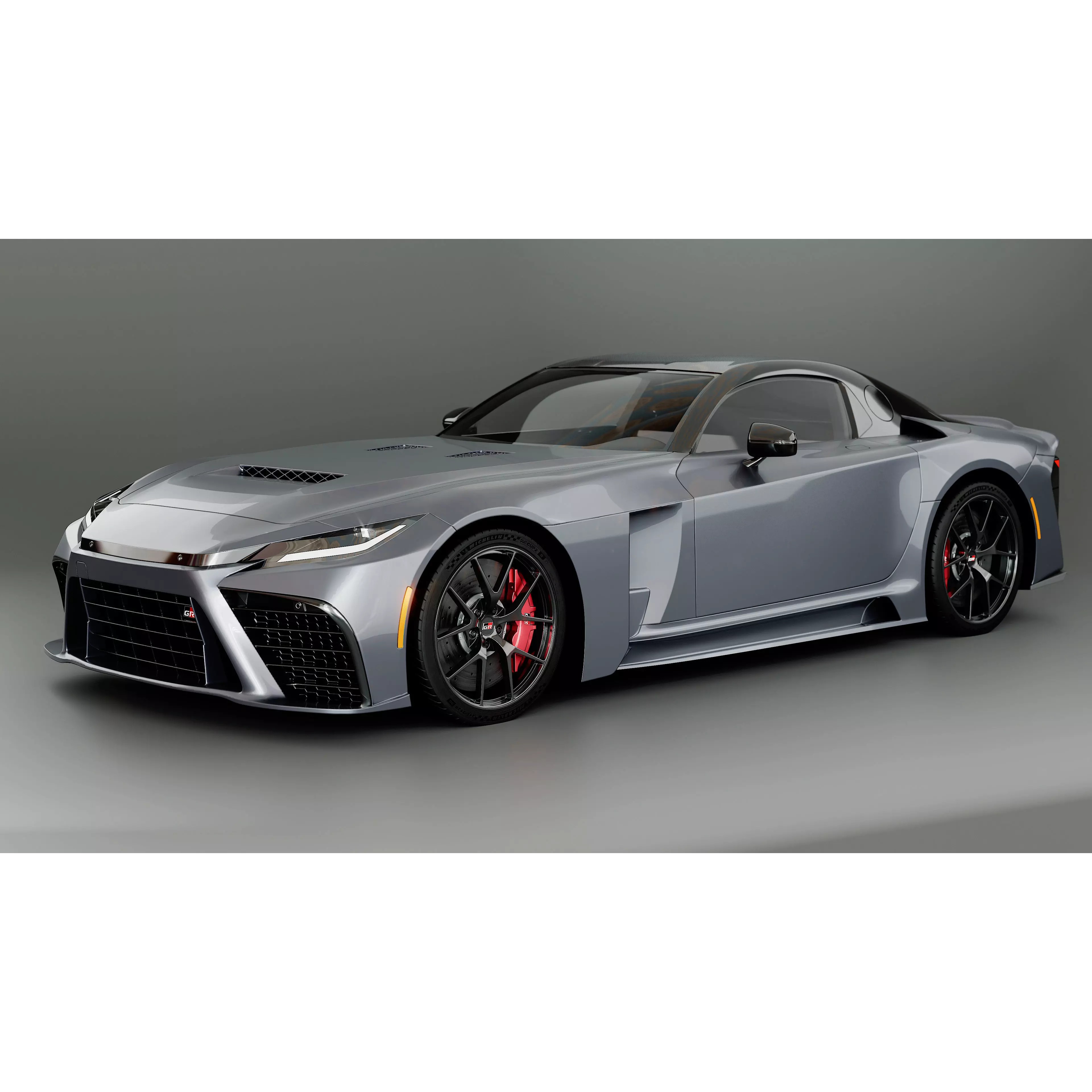 2025 Toyota GR GT - Low-Poly Game-Ready 3D Model - View 2