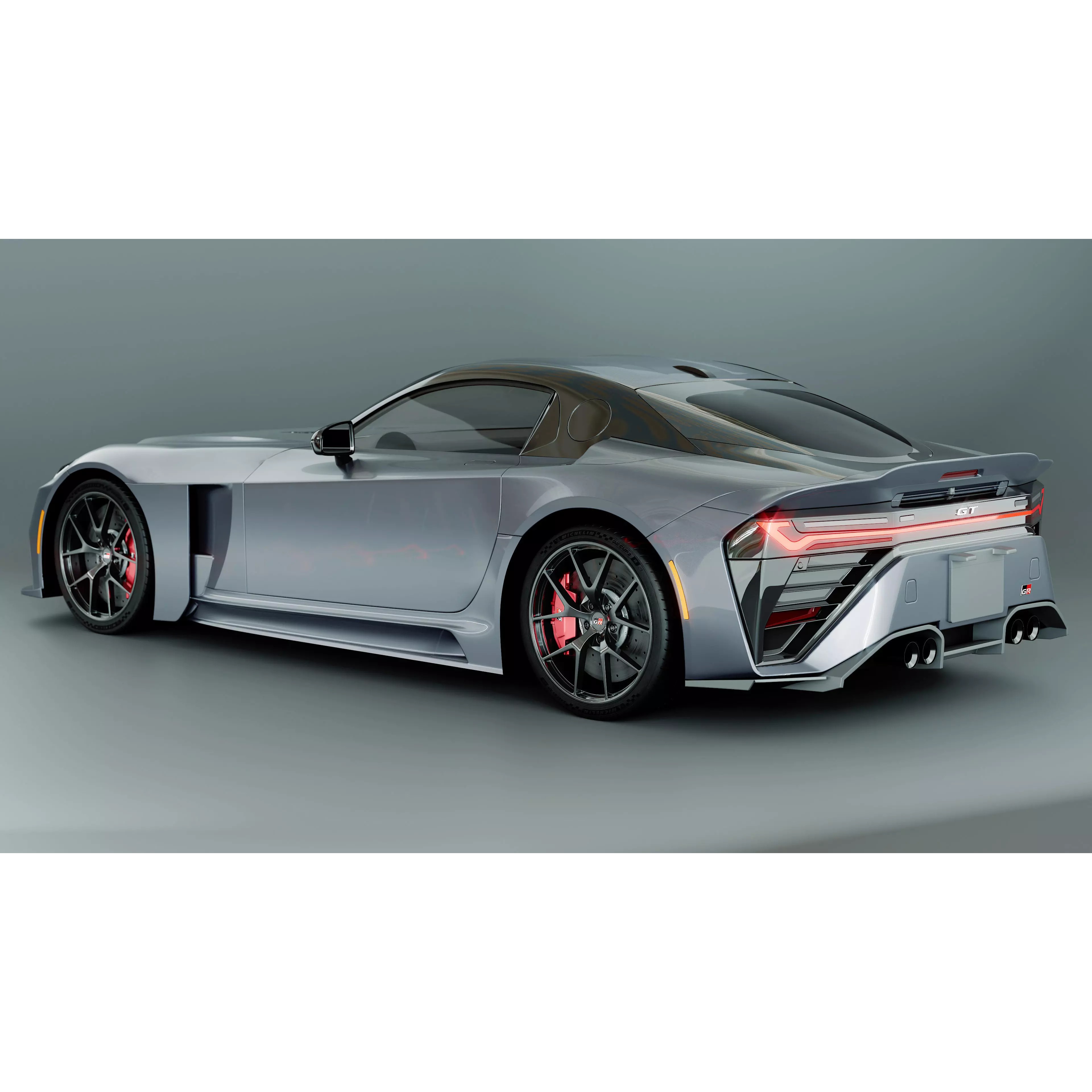 2025 Toyota GR GT - Low-Poly Game-Ready 3D Model - View 3