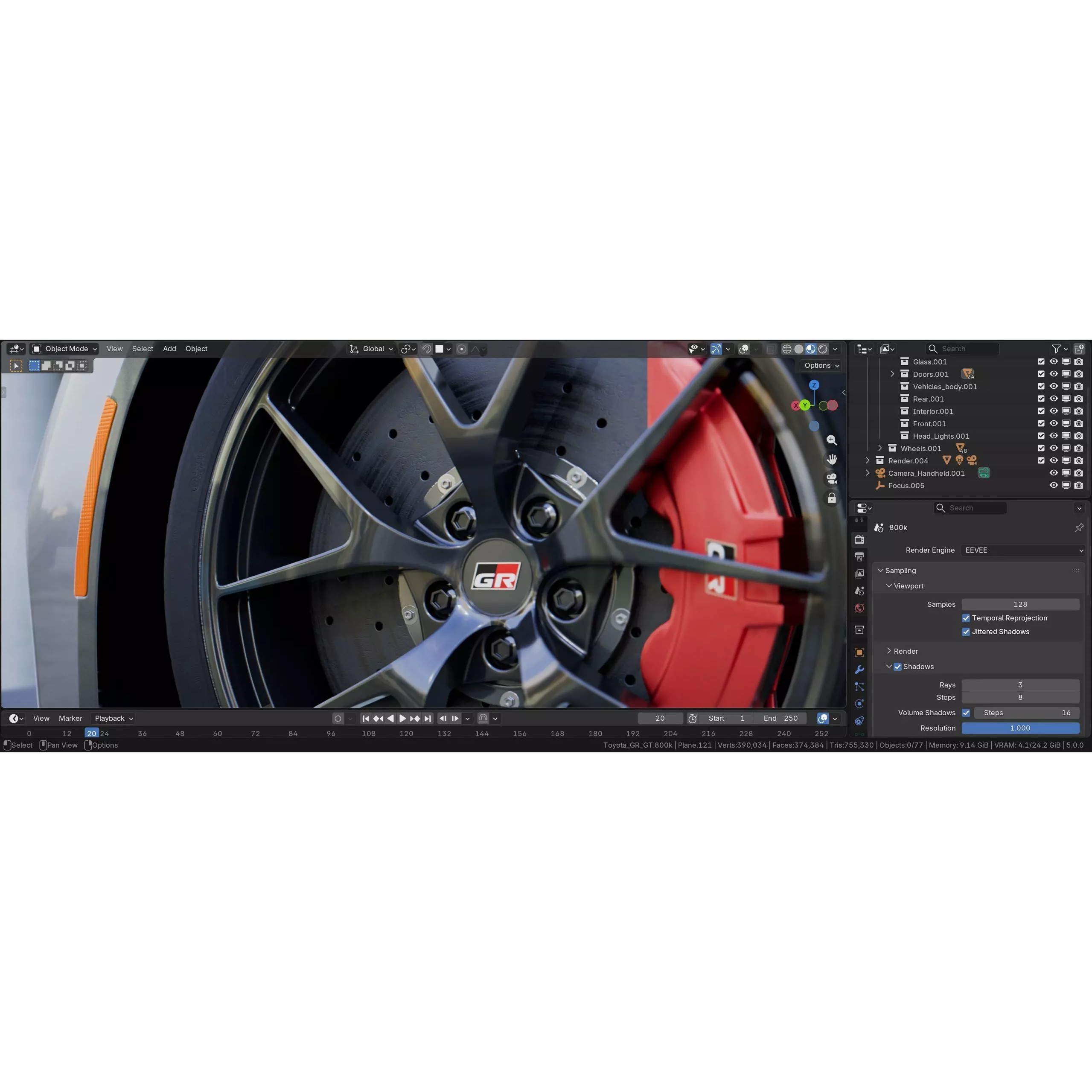 2025 Toyota GR GT - Low-Poly Game-Ready 3D Model - View 6