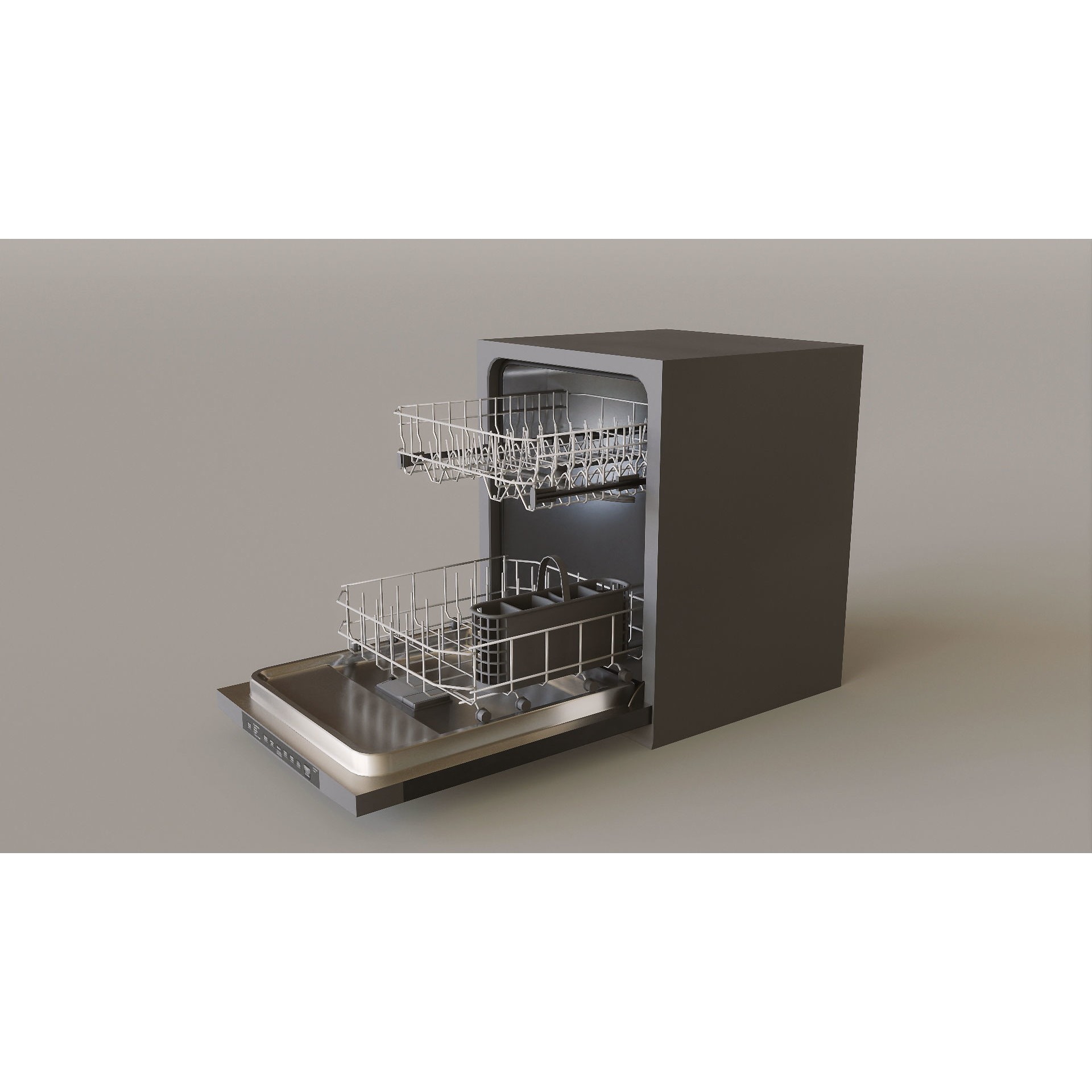 Kitchen Appliances - Low-Poly Game-Ready 3D Model - View 23