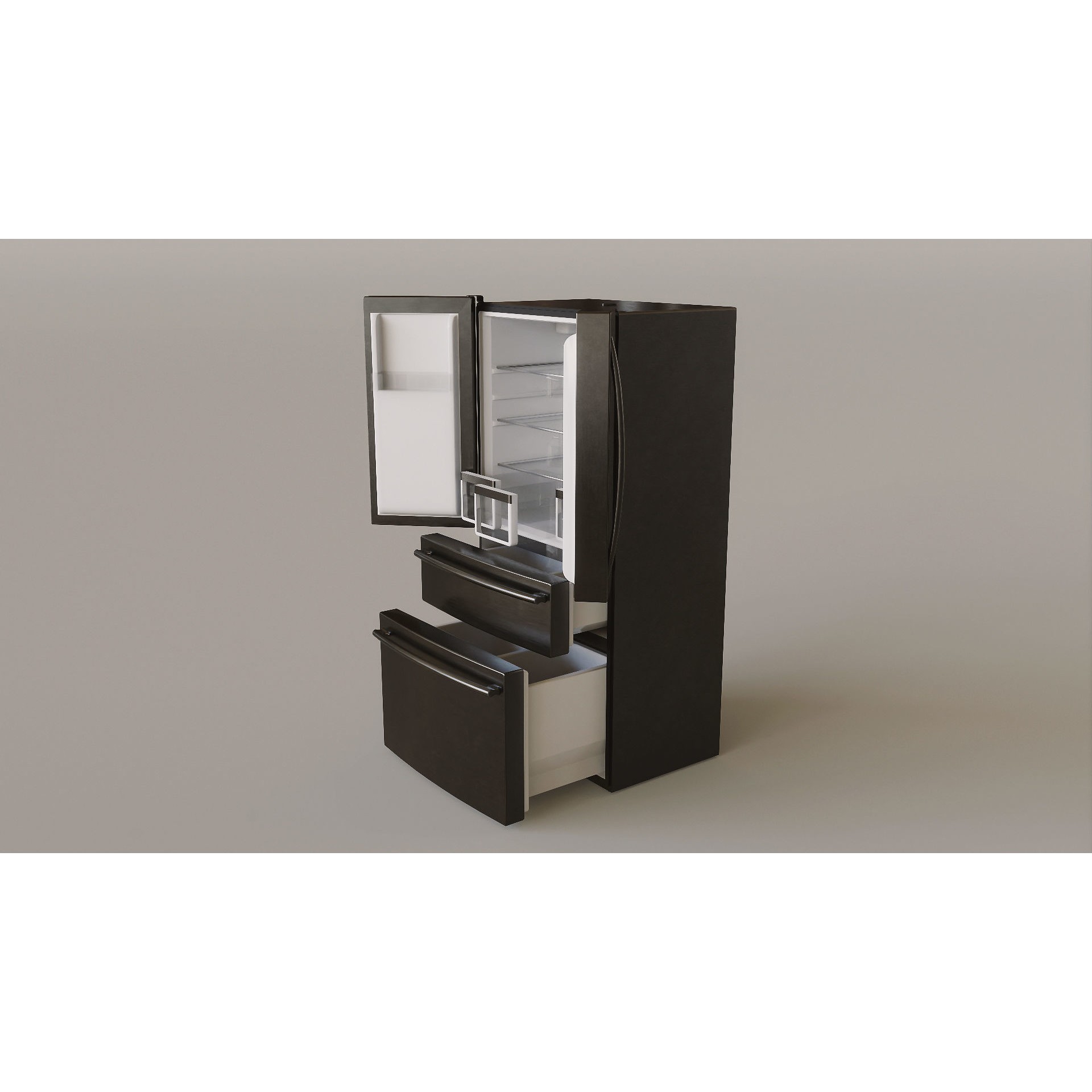 Kitchen Appliances - Low-Poly Game-Ready 3D Model - View 7