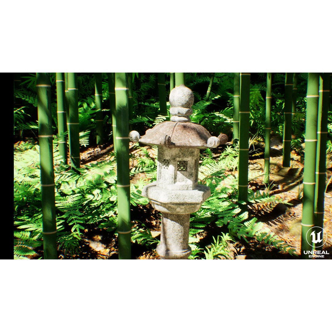 Japanese Bamboo Forest 3D Model – High Poly Environment, FBX, Unreal Engine - View 12