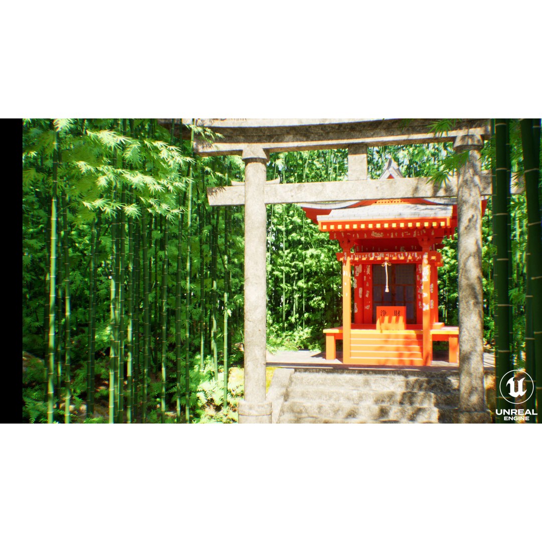Japanese Bamboo Forest 3D Model – High Poly Environment, FBX, Unreal Engine - View 13