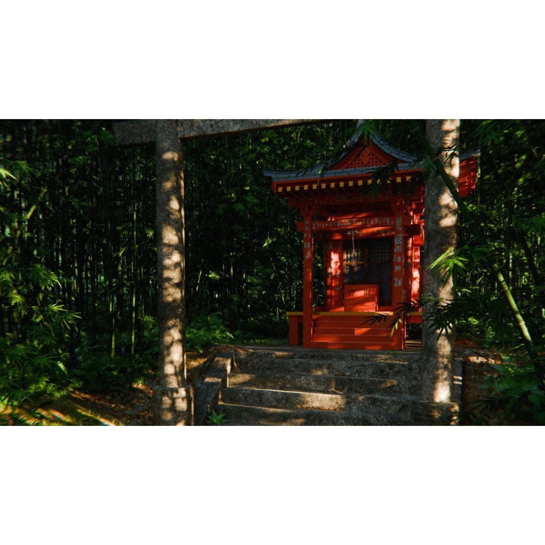 Japanese Bamboo Forest 3D Model – High Poly Environment, FBX, Unreal Engine - View 6
