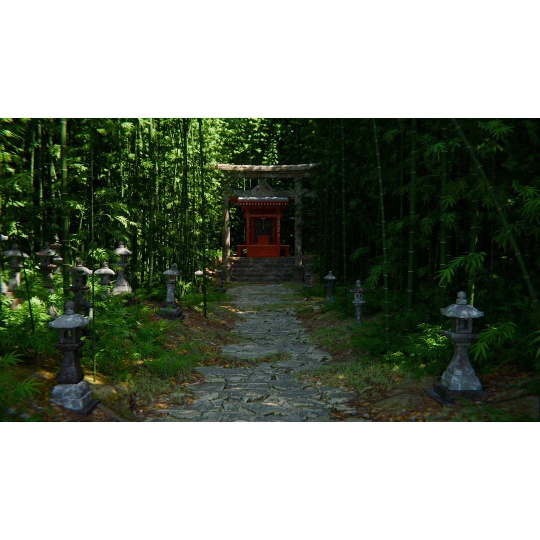 Japanese Bamboo Forest 3D Model – High Poly Environment, FBX, Unreal Engine - View 8