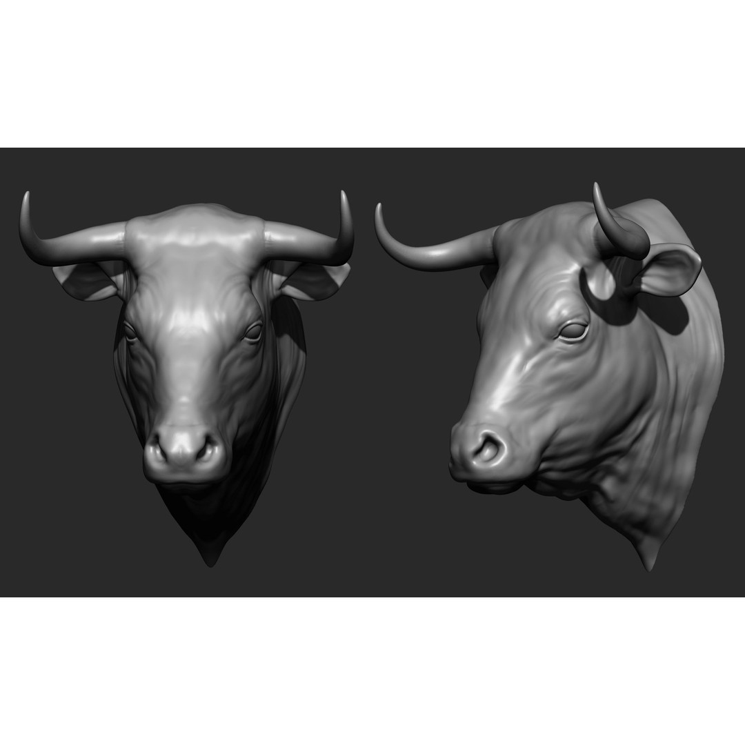 Animal Heads 3D Model – High Poly Collection, ZTL, OBJ, STL - View 11