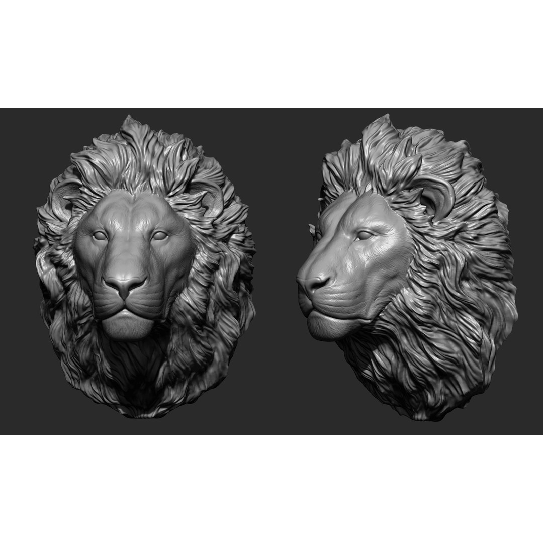 Animal Heads 3D Model – High Poly Collection, ZTL, OBJ, STL - View 7