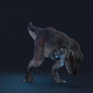 Tyrannosaurus Rex 3D Model – Low Poly Animated Rigged FBX - View 24
