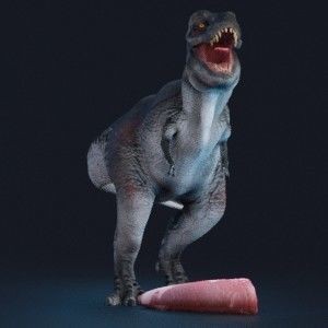 Tyrannosaurus Rex 3D Model – Low Poly Animated Rigged FBX - View 26