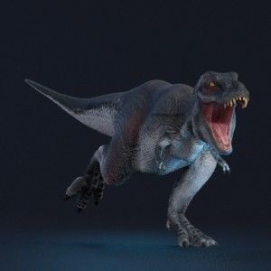 Tyrannosaurus Rex 3D Model – Low Poly Animated Rigged FBX - View 29