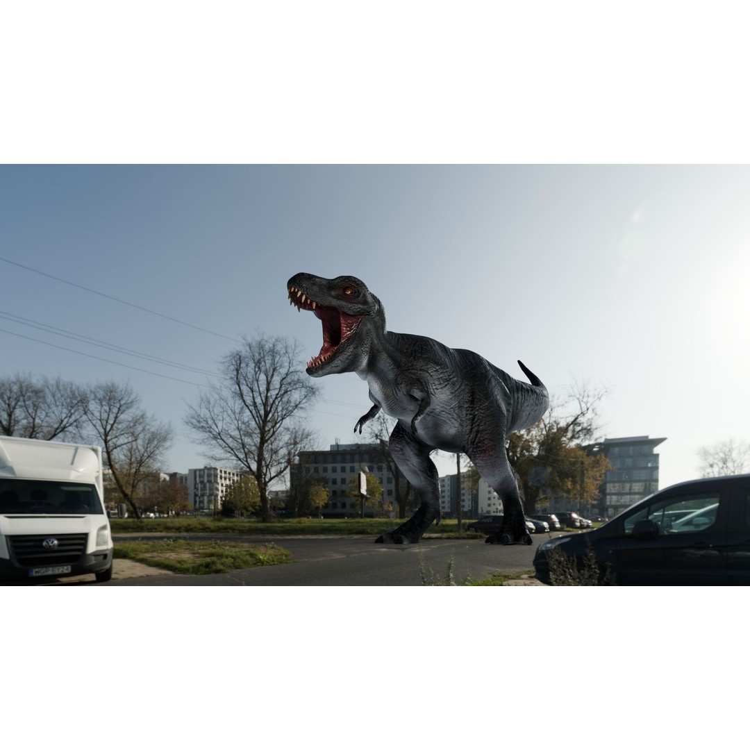 Tyrannosaurus Rex 3D Model – Low Poly Animated Rigged FBX - View 38
