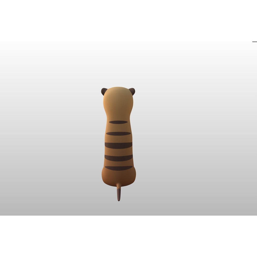 Meerkat 3D Model – Cute Cartoon Character, FBX & OBJ Formats - View 17