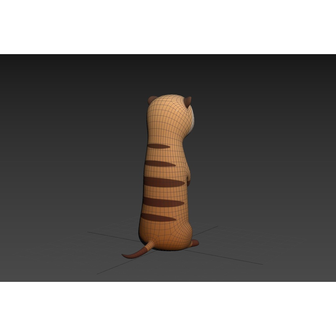 Meerkat 3D Model – Cute Cartoon Character, FBX & OBJ Formats - View 28