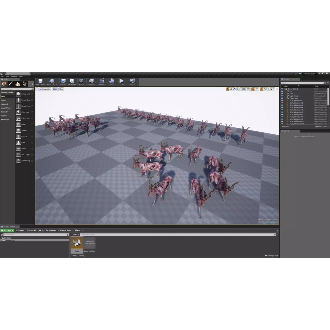 Goat Zombie 3D Model – Low Poly Mutant Character, Rigged, PBR - View 18