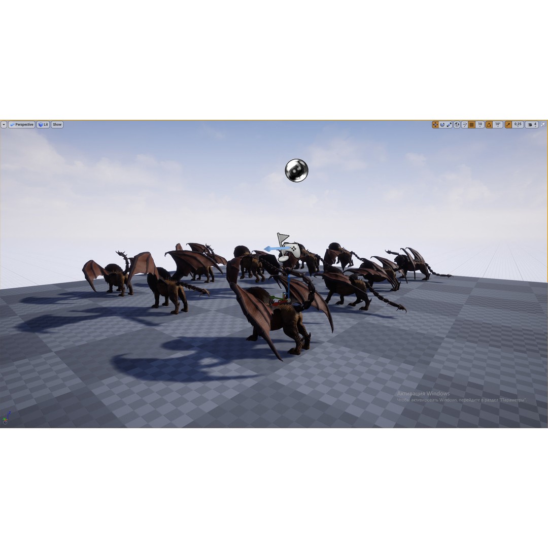 Lion Monster 3D Model – Low Poly Game Character with Rigging - View 15