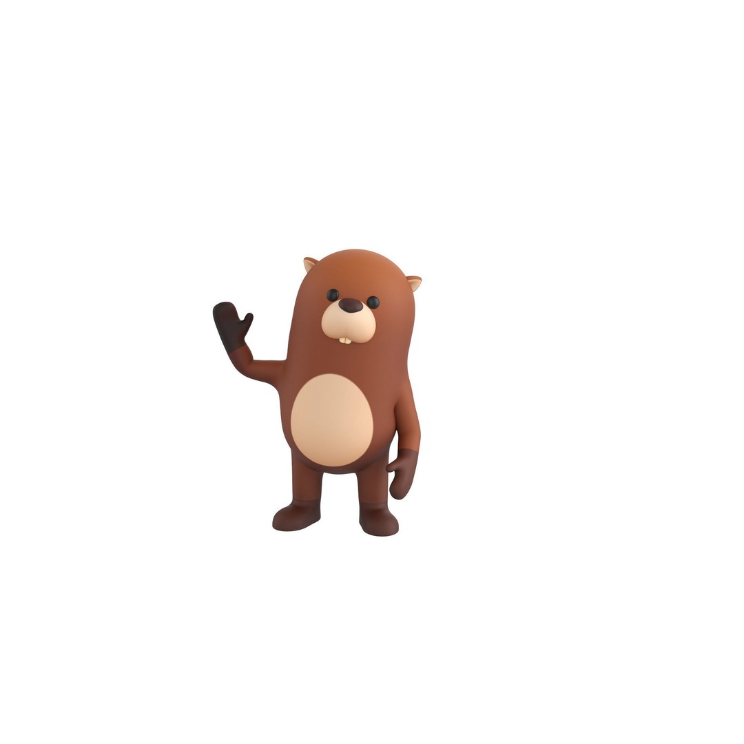 Rigged Animal Character Pack 3D Model – Cartoon Style, FBX, Game Ready - View 16