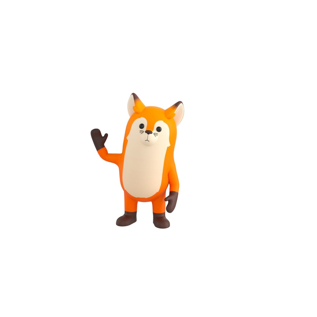 Rigged Animal Character Pack 3D Model – Cartoon Style, FBX, Game Ready - View 20