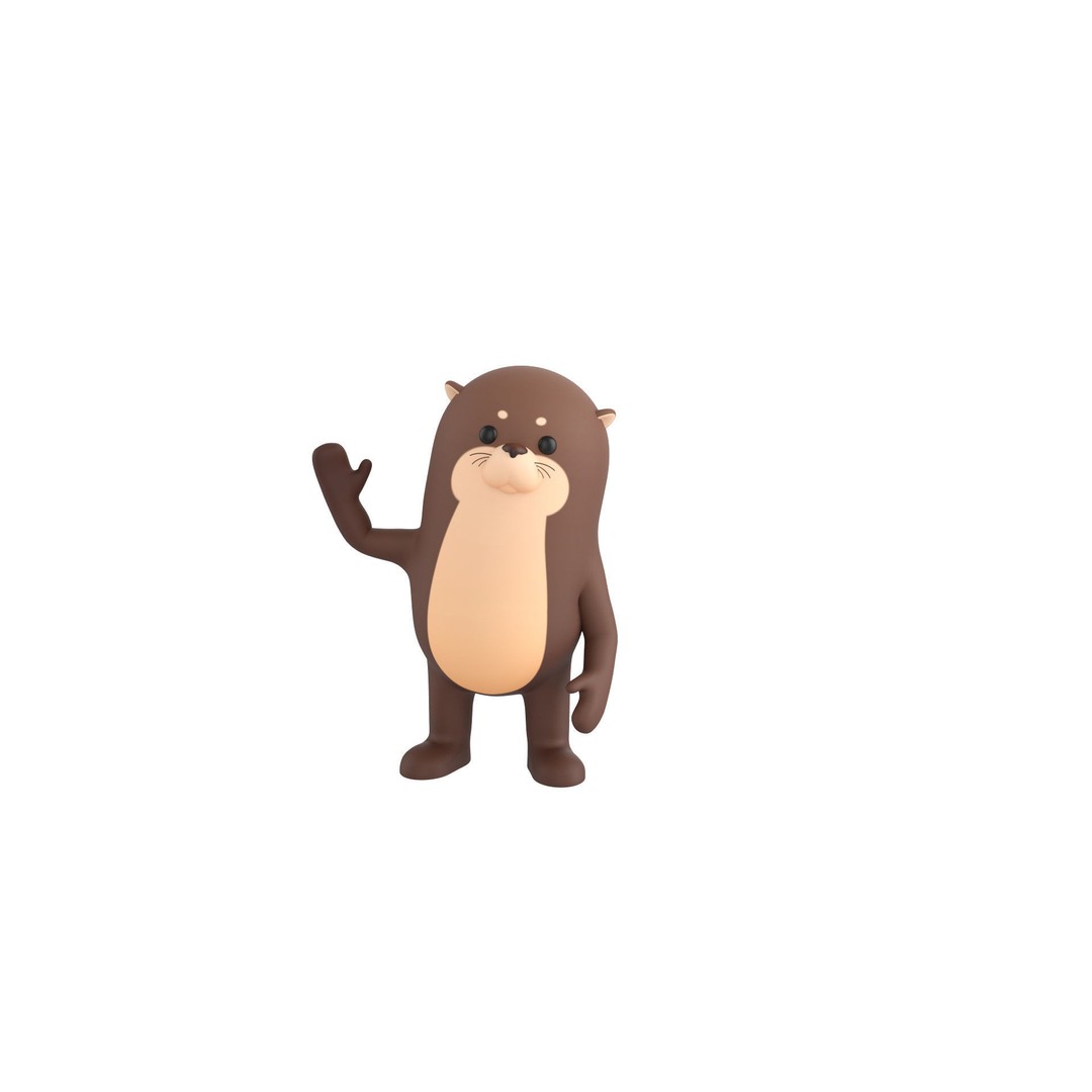 Rigged Animal Character Pack 3D Model – Cartoon Style, FBX, Game Ready - View 23