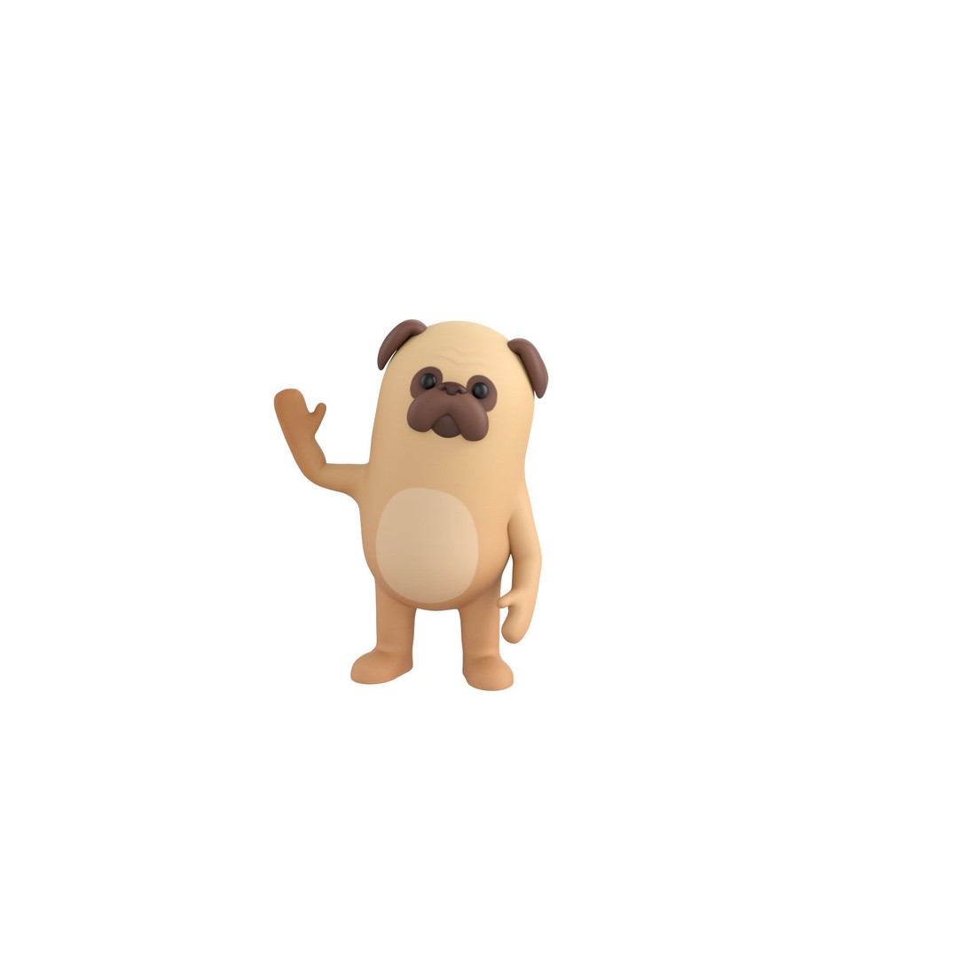 Rigged Animal Character Pack 3D Model – Cartoon Style, FBX, Game Ready - View 24