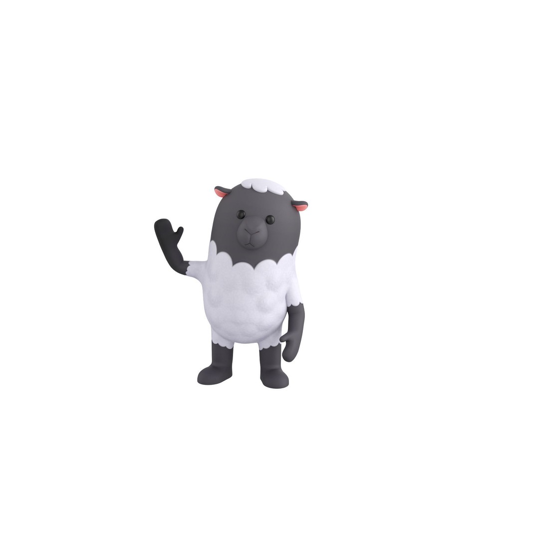 Rigged Animal Character Pack 3D Model – Cartoon Style, FBX, Game Ready - View 25