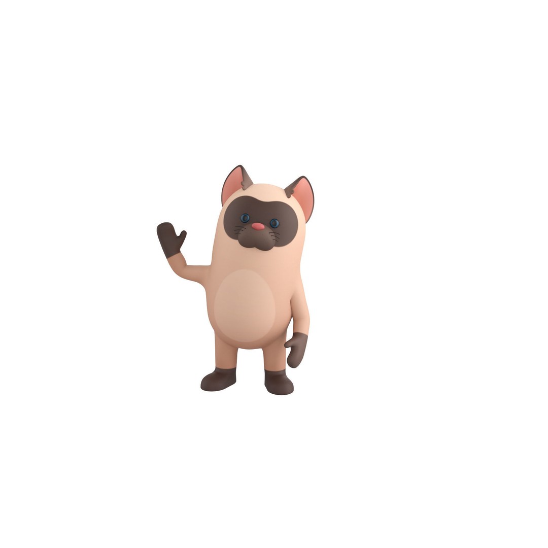 Rigged Animal Character Pack 3D Model – Cartoon Style, FBX, Game Ready - View 28