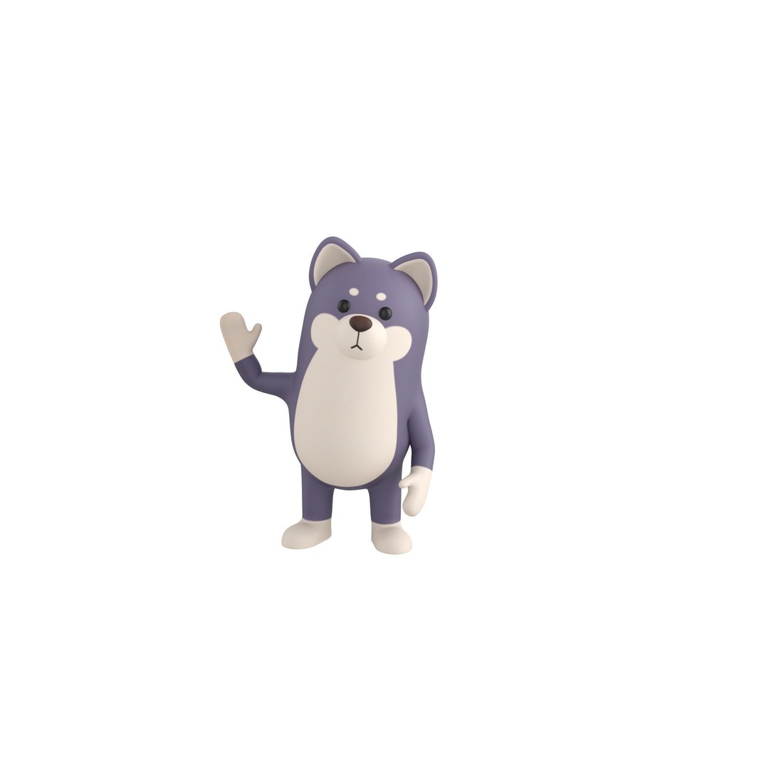 Rigged Animal Character Pack 3D Model – Cartoon Style, FBX, Game Ready - View 29