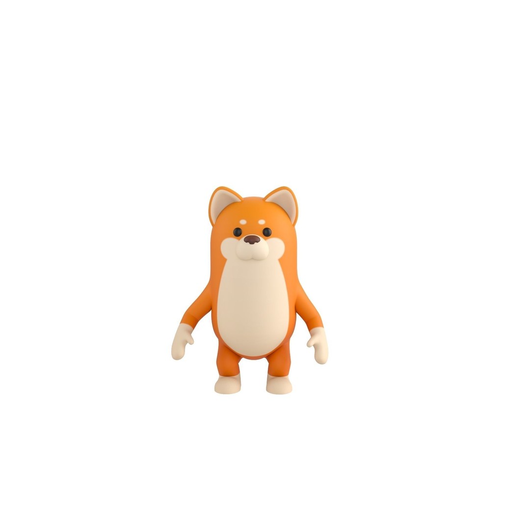 Rigged Animal Character Pack 3D Model – Cartoon Style, FBX, Game Ready - View 30