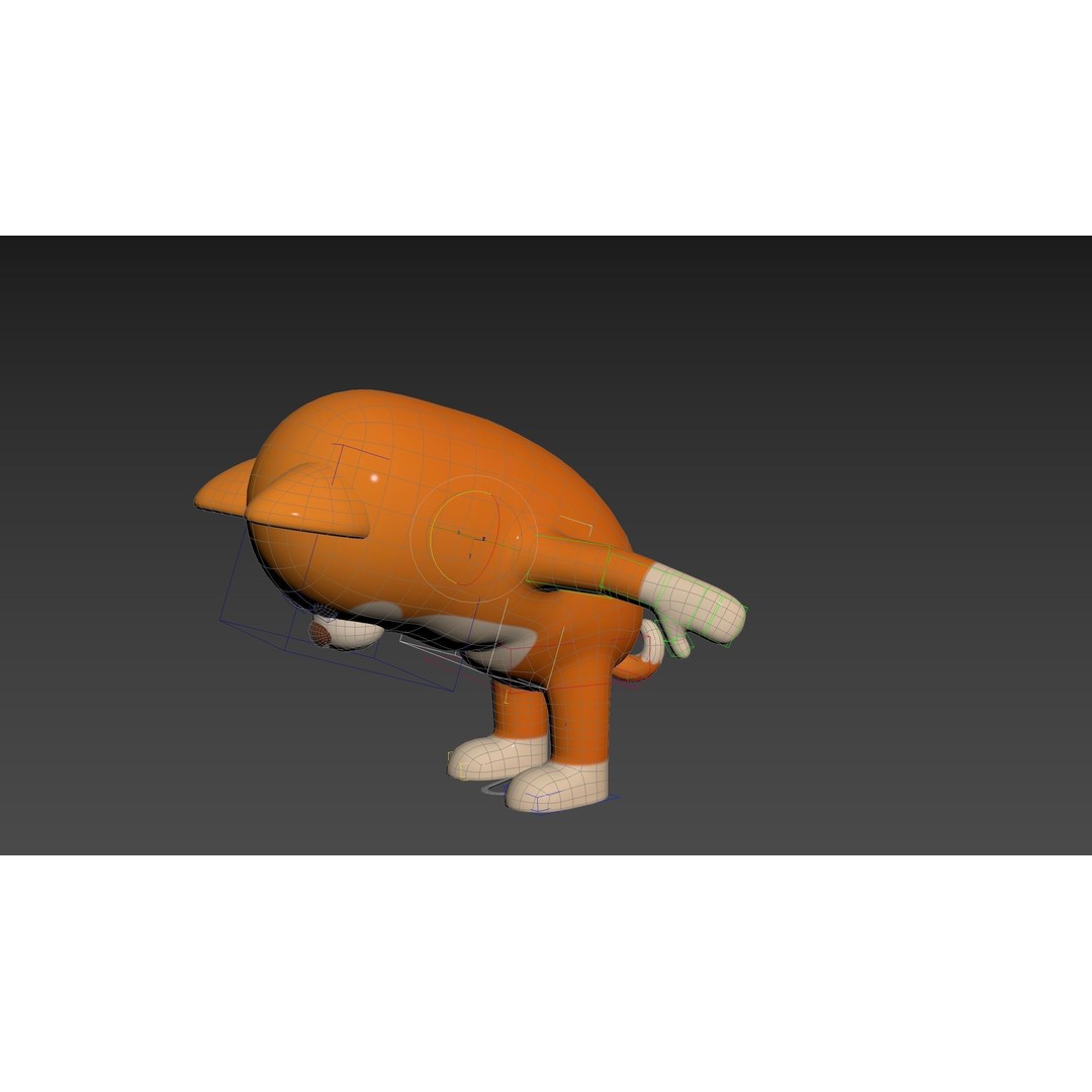 Rigged Animal Character Pack 3D Model – Cartoon Style, FBX, Game Ready - View 35