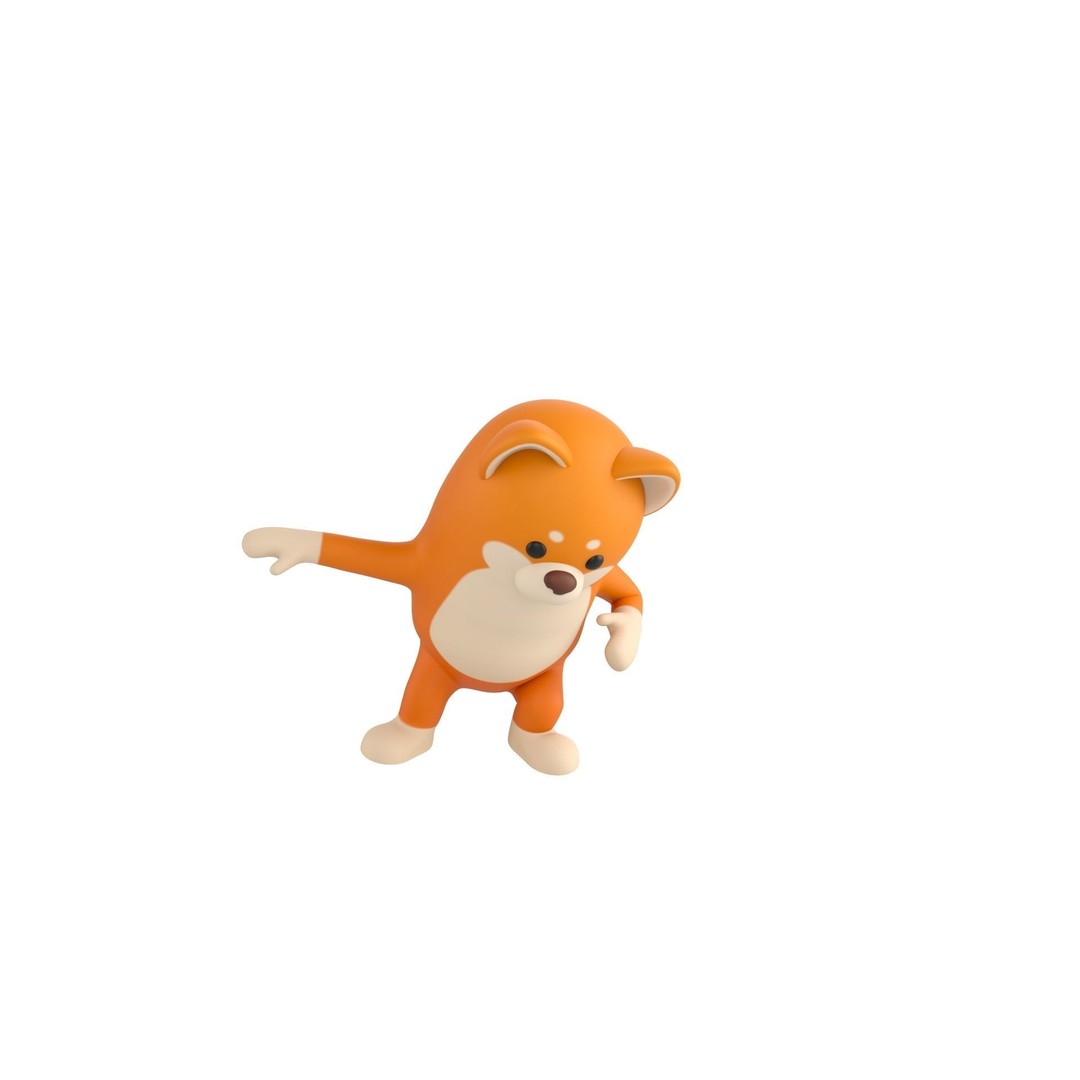 Rigged Animal Character Pack 3D Model – Cartoon Style, FBX, Game Ready - View 40