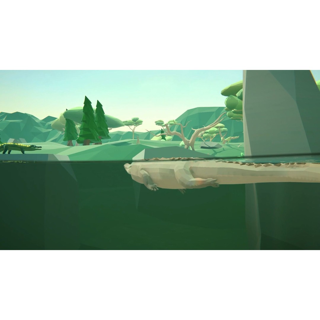 Realistic Crocodile 3D Model – Low Poly Rigged Asset, FBX, PBR - View 22