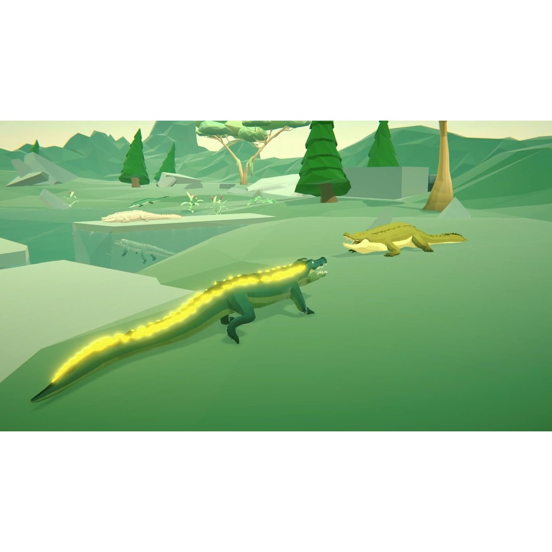 Realistic Crocodile 3D Model – Low Poly Rigged Asset, FBX, PBR - View 25