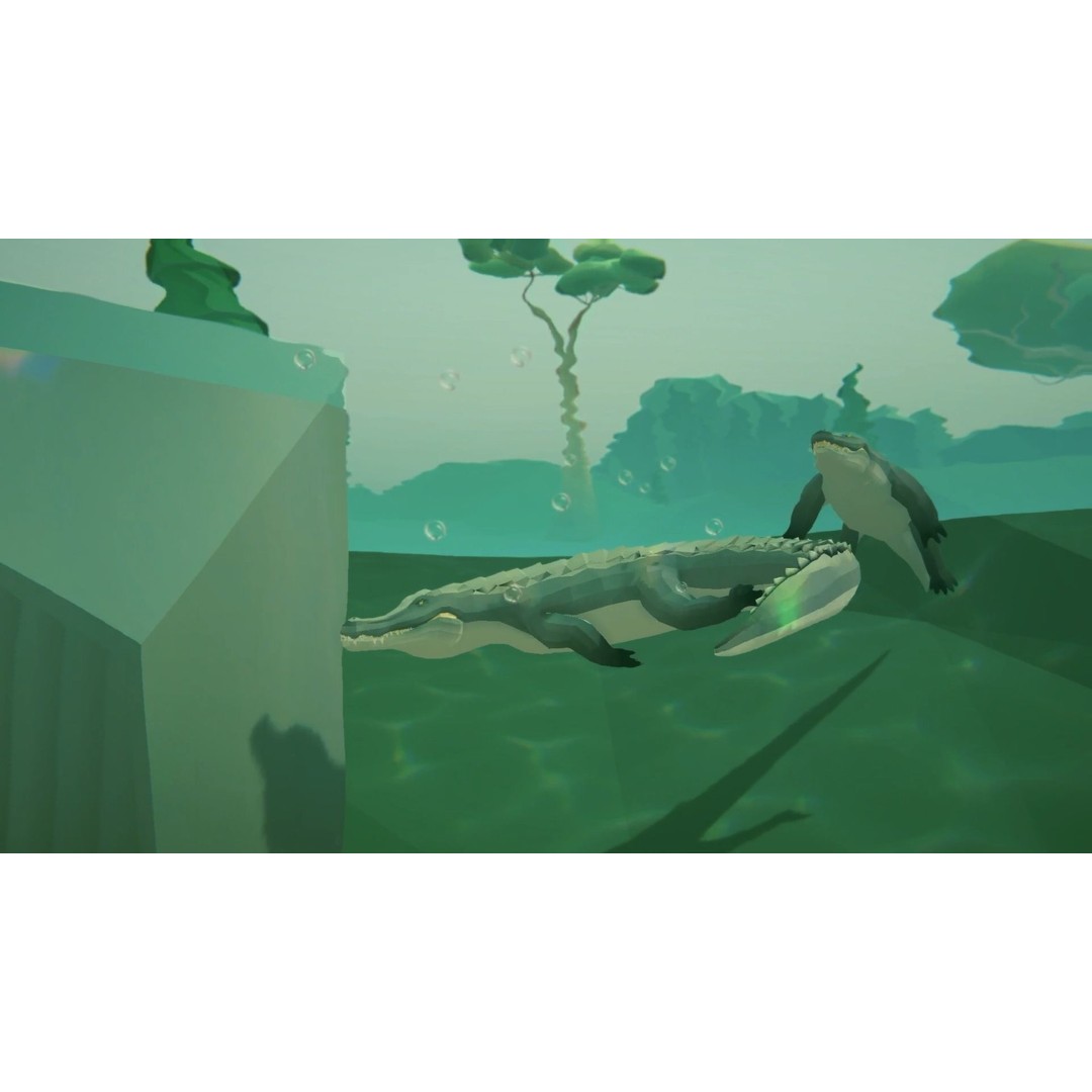 Realistic Crocodile 3D Model – Low Poly Rigged Asset, FBX, PBR - View 27