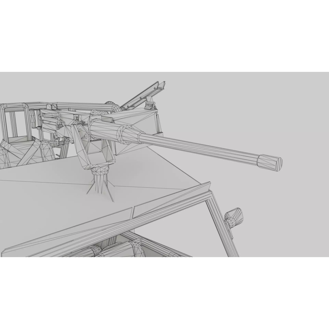 VATT LOBO 3D Model – Low Poly Military Vehicle, FBX & OBJ - View 12
