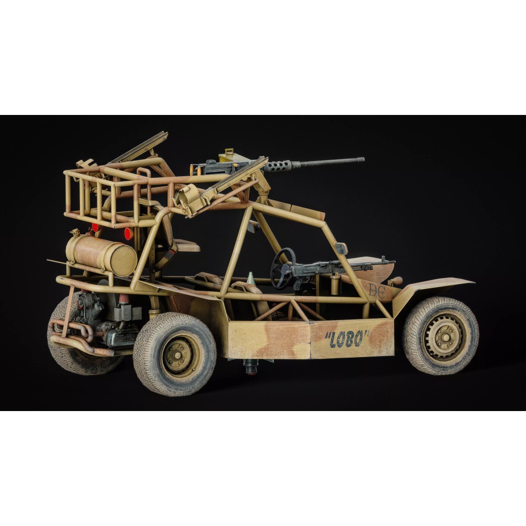 VATT LOBO 3D Model – Low Poly Military Vehicle, FBX & OBJ - View 6
