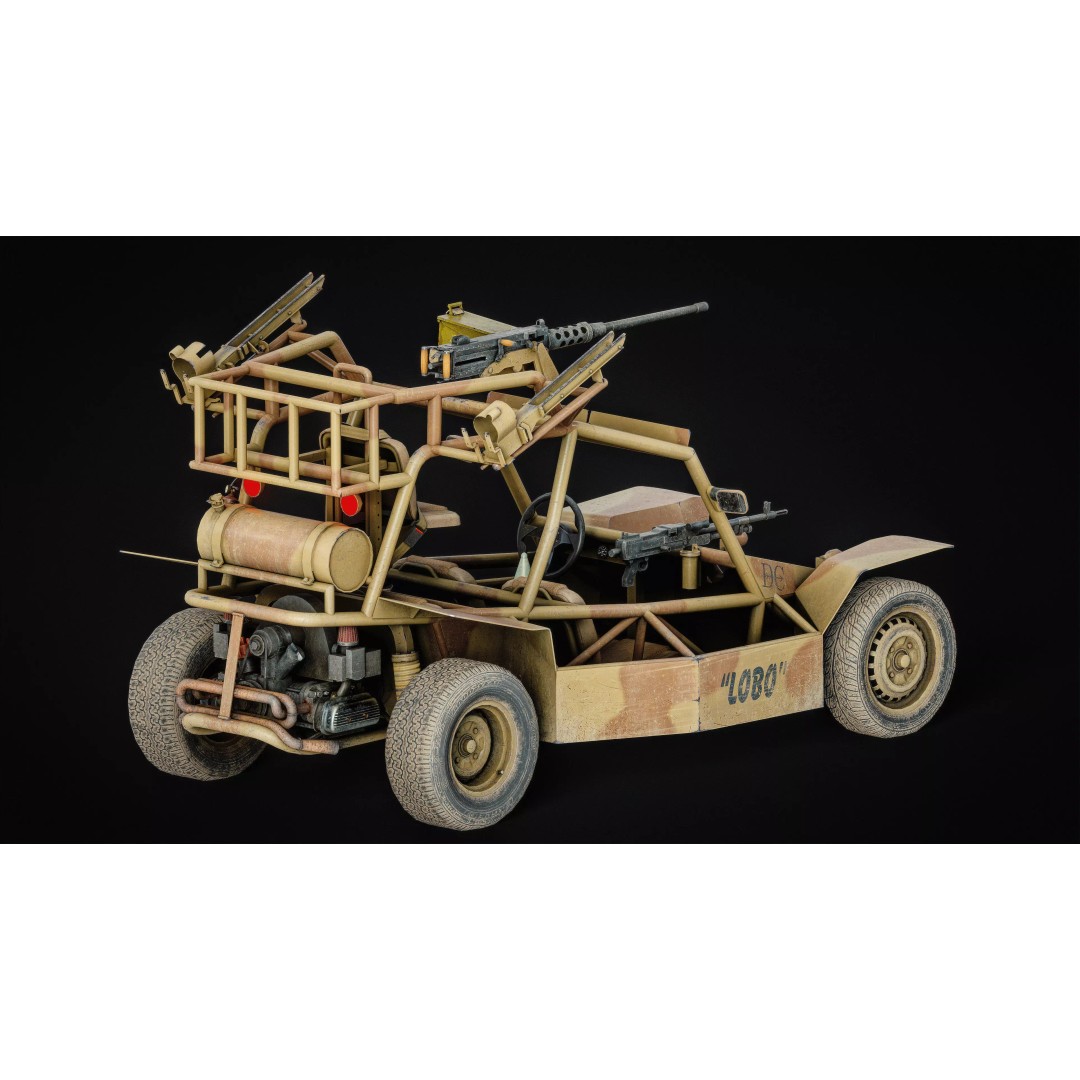 VATT LOBO 3D Model – Low Poly Military Vehicle, FBX & OBJ - View 7